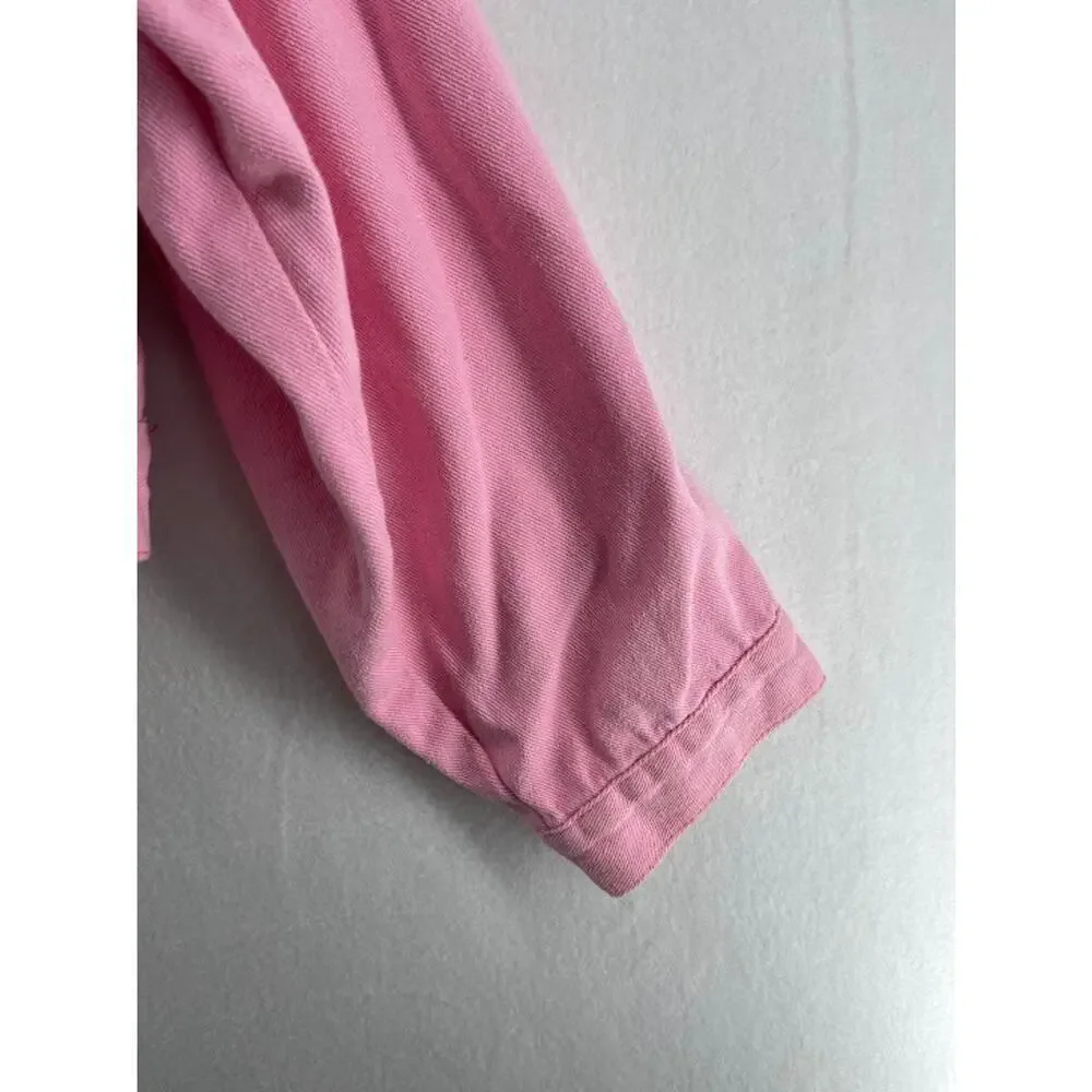Blue B‎ Collection Boutique Pink Short Denim Jacket Size S/M NEW WITH TAGS